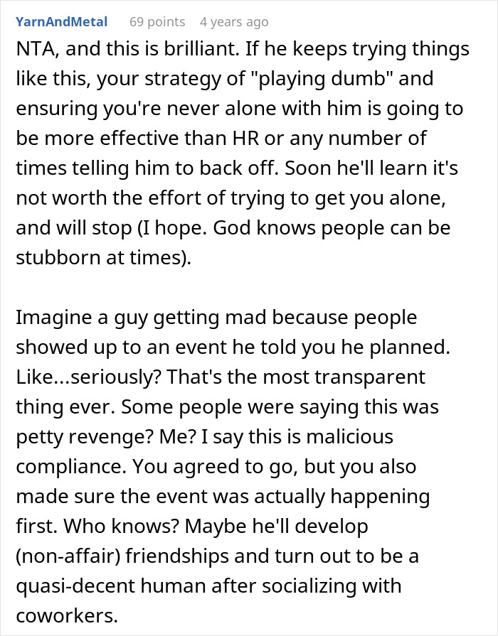 Guy Has To Face His Lies After Trying To Get Coworker Alone On Date, She Traps Him In Group Hang