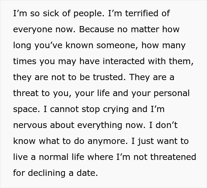 “All I Did Was Tell Him I Was Busy”: Customer Doesn’t Handle Employee’s Date Rejection Well