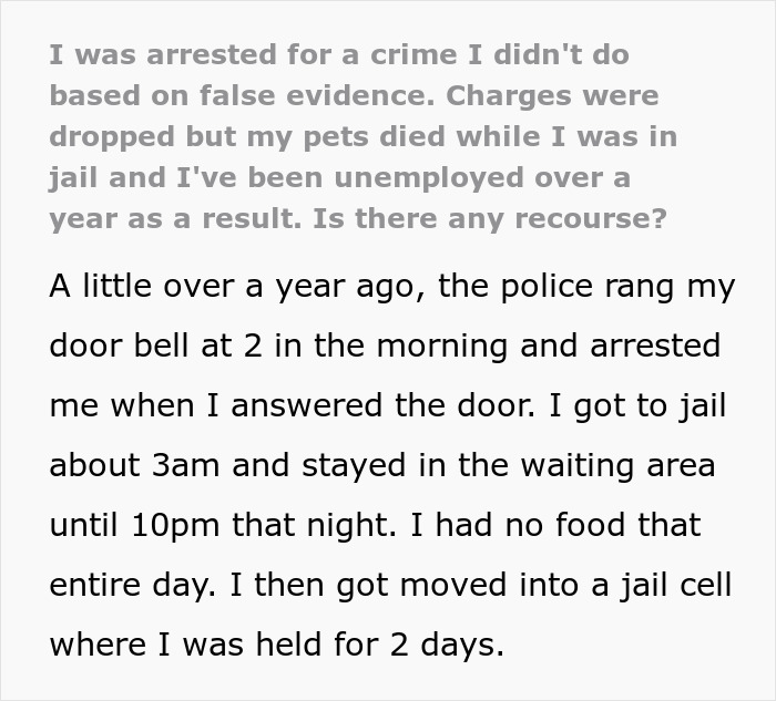Man Can’t Even Sue Anyone After His Life Got Ruined Over False Accusation Of A Crime