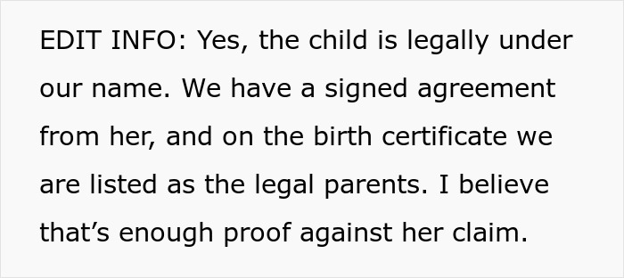 &#8220;AITA For Refusing To Give My Sister Back The Child I&#8217;ve Raised As My Own?&#8221;
