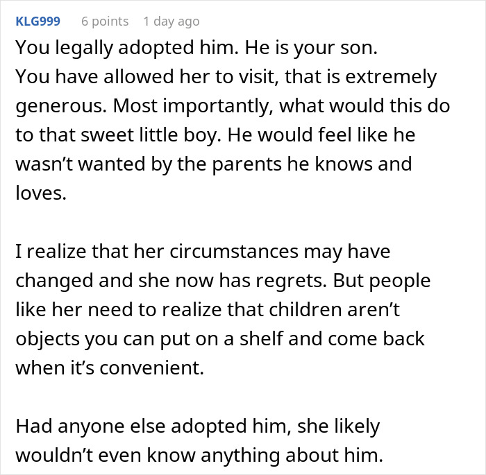 &#8220;AITA For Refusing To Give My Sister Back The Child I&#8217;ve Raised As My Own?&#8221;