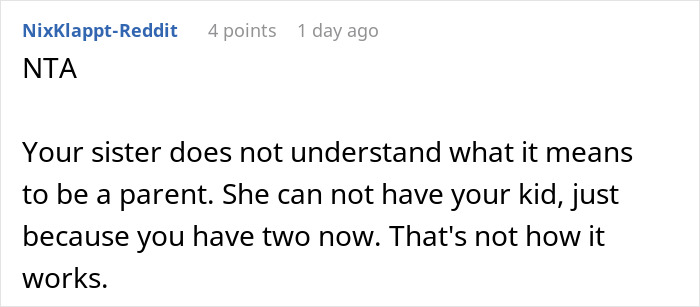 &#8220;AITA For Refusing To Give My Sister Back The Child I&#8217;ve Raised As My Own?&#8221;