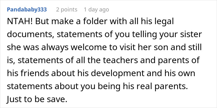 &#8220;AITA For Refusing To Give My Sister Back The Child I&#8217;ve Raised As My Own?&#8221;
