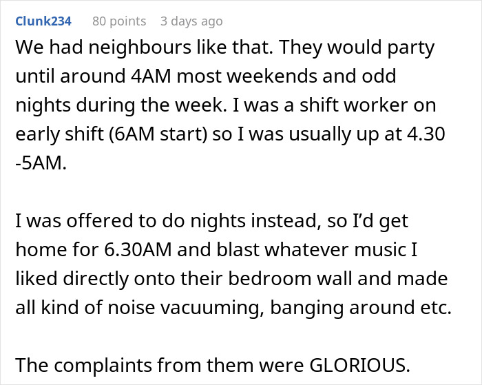“Relax, It’s College”: Loud Neighbor Learns Lesson After Early-Morning Payback “Relax, It’s College”: Loud Neighbor Learns Lesson After Early-Morning Payback