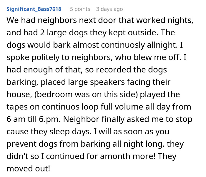 “Relax, It’s College”: Loud Neighbor Learns Lesson After Early-Morning Payback “Relax, It’s College”: Loud Neighbor Learns Lesson After Early-Morning Payback