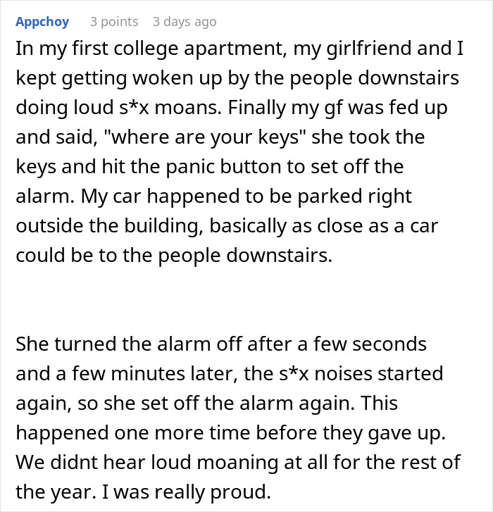 “Relax, It’s College”: Loud Neighbor Learns Lesson After Early-Morning Payback “Relax, It’s College”: Loud Neighbor Learns Lesson After Early-Morning Payback