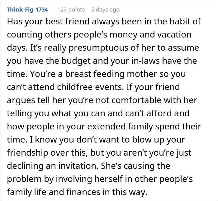 Friendship Gets Tested By Bride’s Rules After BFF Is Expected To Bring A Babysitter For Destination Wedding