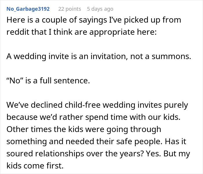 Friendship Gets Tested By Bride’s Rules After BFF Is Expected To Bring A Babysitter For Destination Wedding
