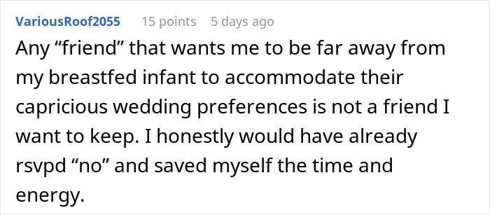 Friendship Gets Tested By Bride’s Rules After BFF Is Expected To Bring A Babysitter For Destination Wedding
