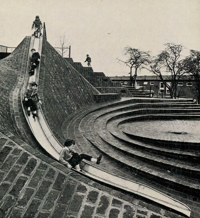 33 Historic Photos Of Playgrounds That Show How Being A Kid Back Then Was A Life Risk