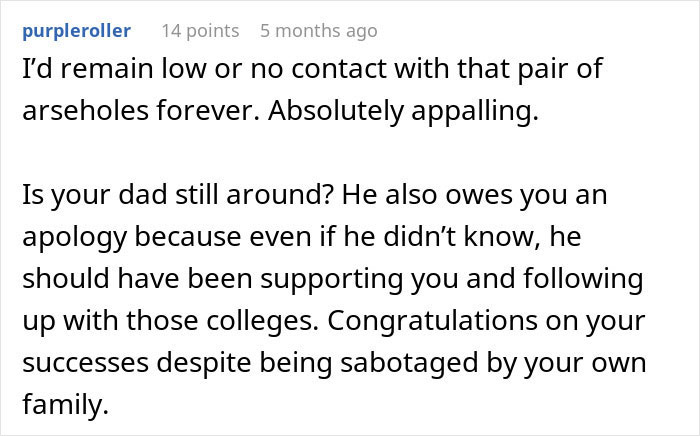 Mom Admits She Purposefully Hid College Acceptance Letters From Least Favorite Kid