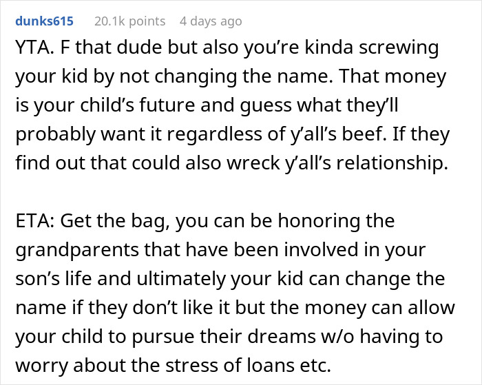Rich Grandparents Promise Grandchild Inheritance, But His Mom Doesn&#8217;t Like What She Has To Do For It