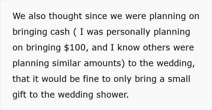 Bride Demands $200 From Friends After “Cheap” Wedding Shower Gifts Sparked Her Wrath