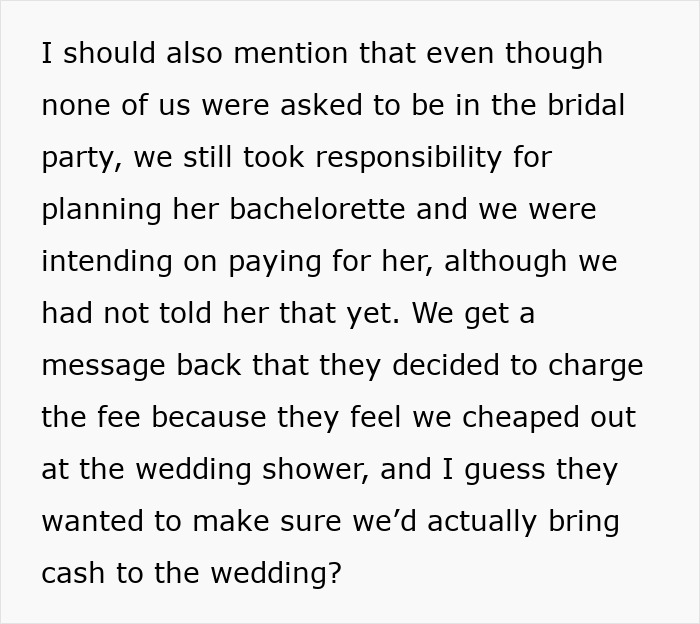 Bride Demands $200 From Friends After “Cheap” Wedding Shower Gifts Sparked Her Wrath