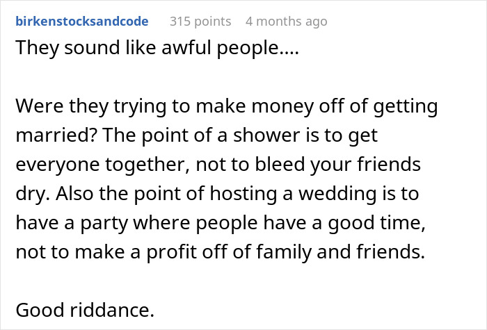 Bride Demands $200 From Friends After “Cheap” Wedding Shower Gifts Sparked Her Wrath
