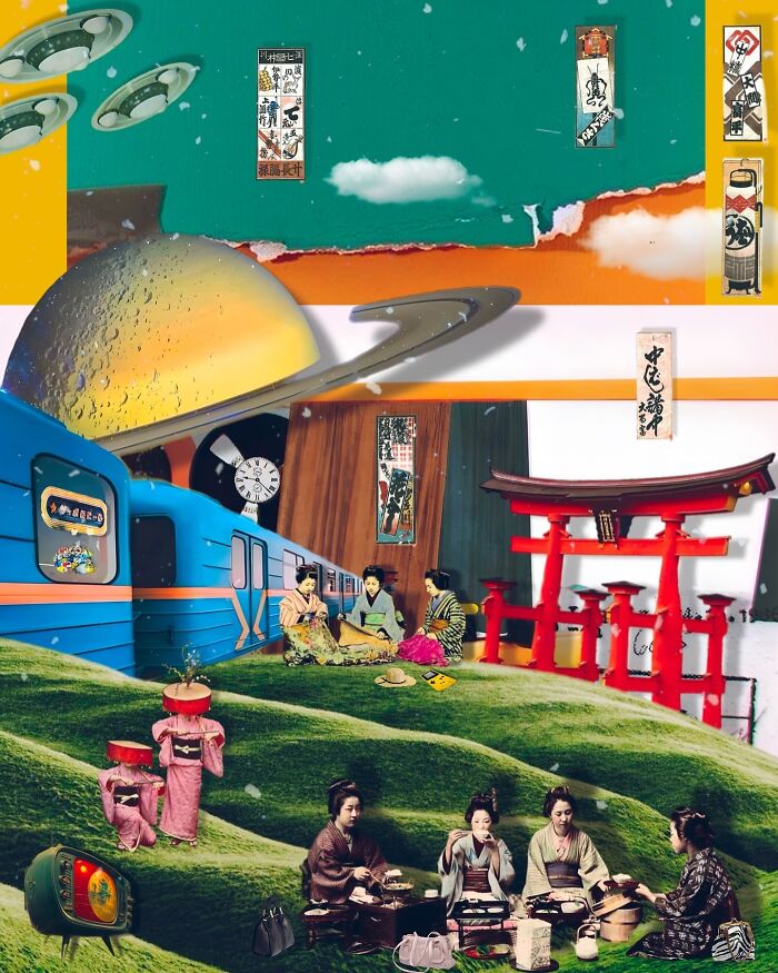 Italian Artist Creates 50 Surreal Collages That Feel Like Dreams