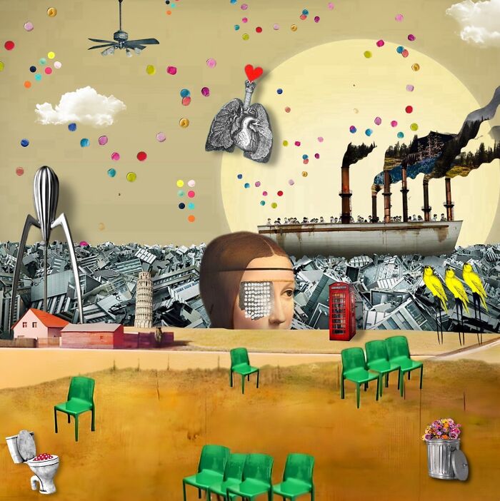 Italian Artist Creates 50 Surreal Collages That Feel Like Dreams