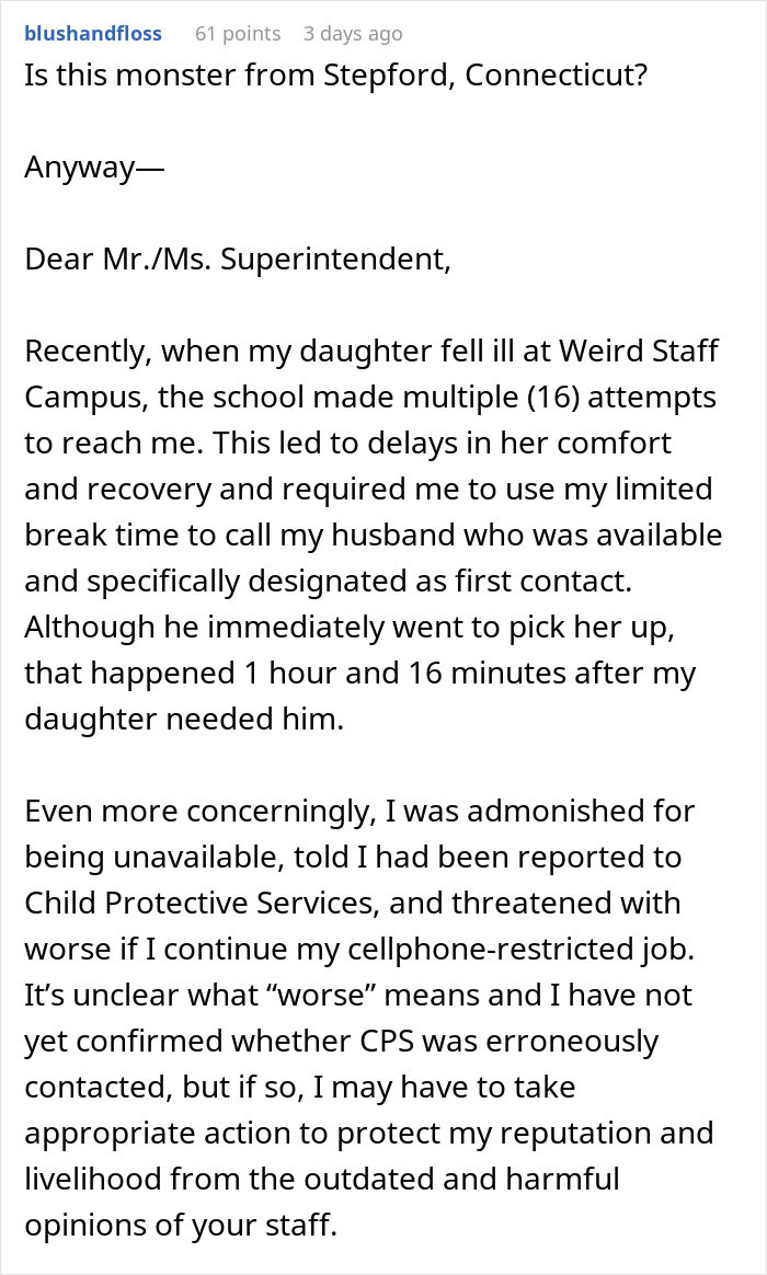 “Sixteen Missed Calls”: Mom Livid After School Refuses To Accept Dad As Primary Contact