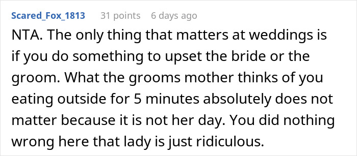 Woman Quietly Leaves A Wedding To Eat The ‘Safe’ Food She Brought, Gets Accused Of “Disrespecting The Caterer”
