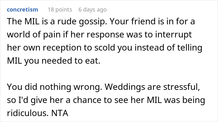 Woman Quietly Leaves A Wedding To Eat The ‘Safe’ Food She Brought, Gets Accused Of “Disrespecting The Caterer”