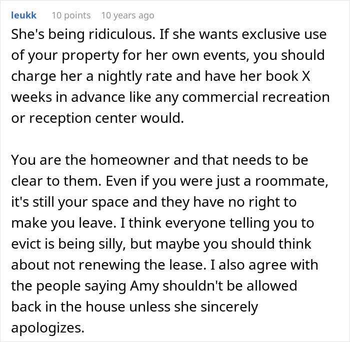 Woman Accuses Homeowners Of Ruining Her Party In Their Home Because They Didn’t Leave