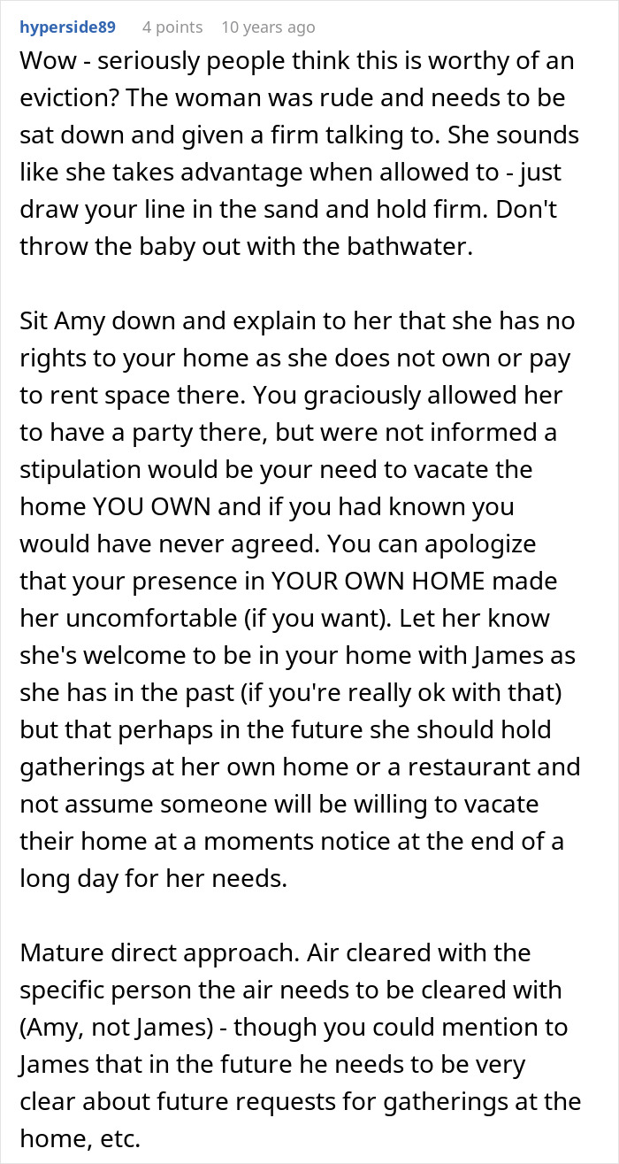 Woman Accuses Homeowners Of Ruining Her Party In Their Home Because They Didn’t Leave