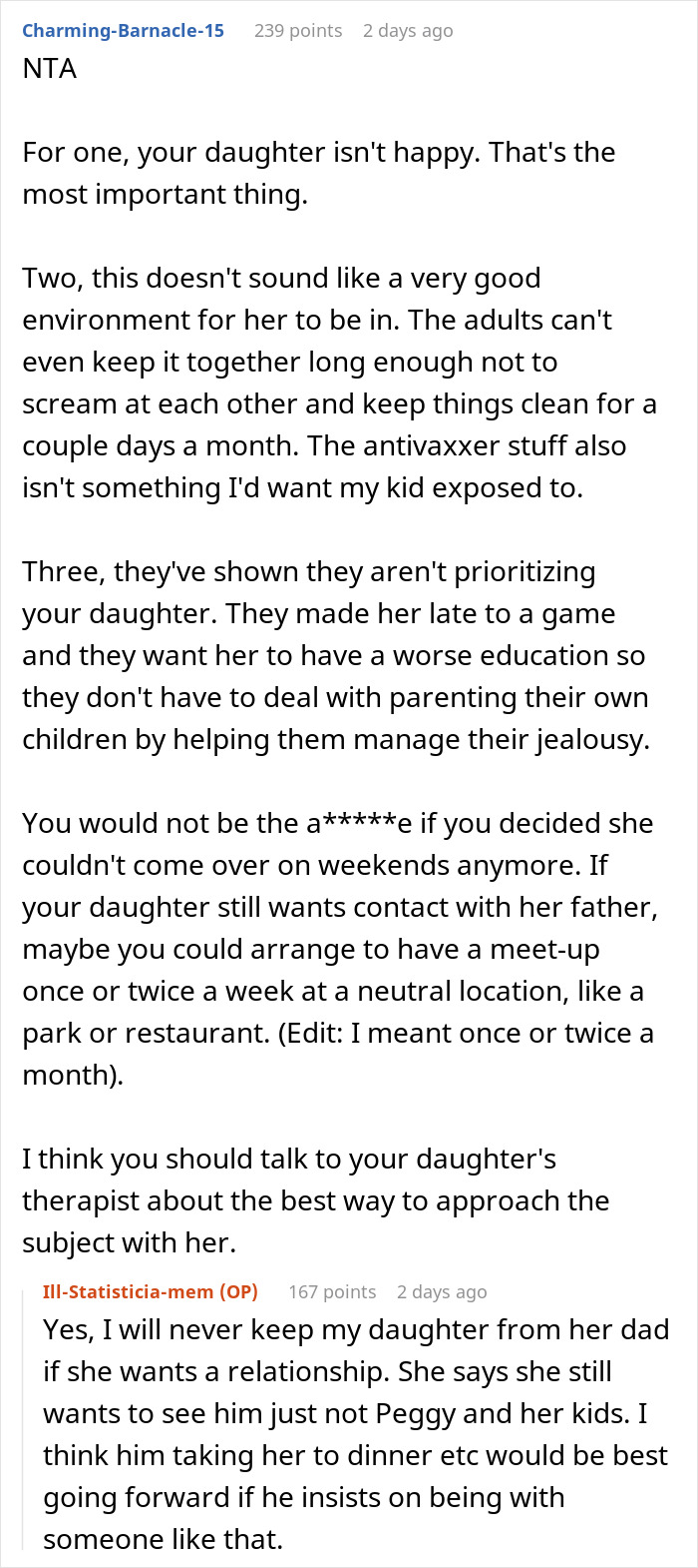 Dad Pays $300 Child Support, Feels He Can Control 10YO&#8217;s Whole Life, Mom Gives Him A Reality Check