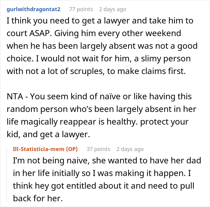 Dad Pays $300 Child Support, Feels He Can Control 10YO&#8217;s Whole Life, Mom Gives Him A Reality Check