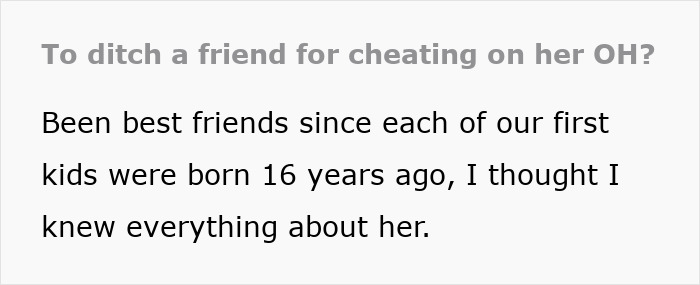 Lifelong Friendship Tested After Best Friend Reveals The Shocking Truth About Her Marriage