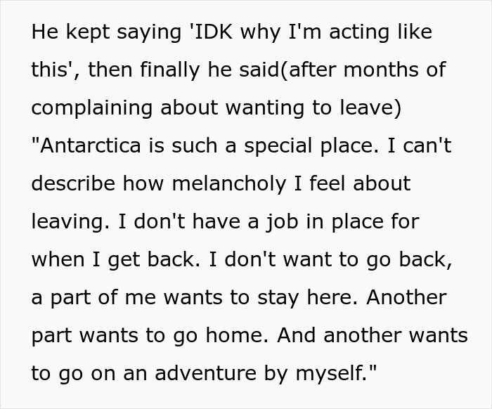 Woman Waits Faithfully For BF In Antarctica, Only To Discover He Cheated And Spread Lies About Her