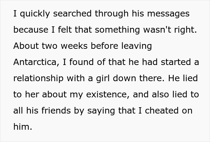 Woman Waits Faithfully For BF In Antarctica, Only To Discover He Cheated And Spread Lies About Her