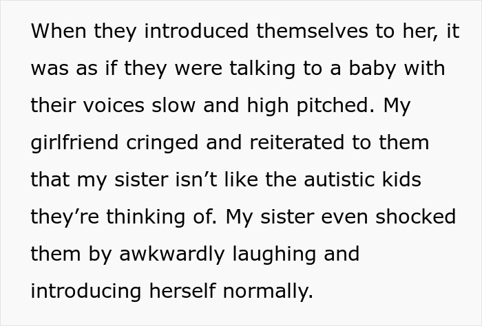 Man Accidentally Tanks Relationship After Joking With Autistic Sister At Dinner With GF’s Parents