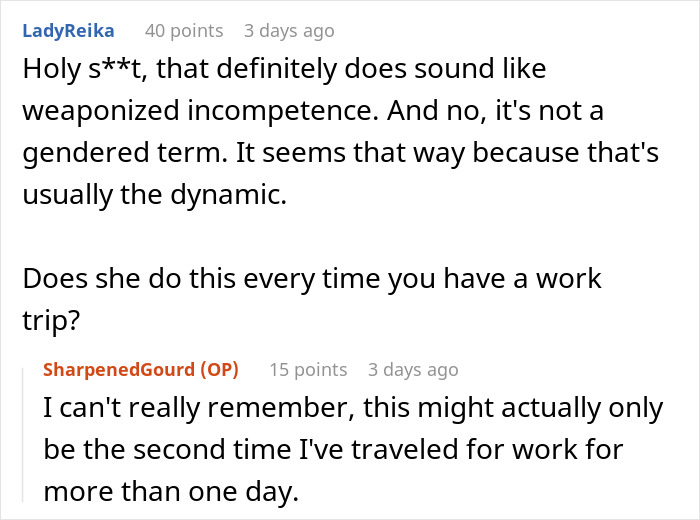 Husband Calls Out Wife For “Weaponized Incompetence,” Regrets It Instantly