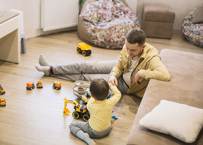 Husband Upset After Wife Refuses To Help Change The Child While Cooking Dinner