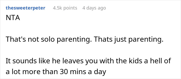 Husband Upset After Wife Refuses To Help Change The Child While Cooking Dinner