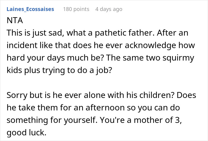Husband Upset After Wife Refuses To Help Change The Child While Cooking Dinner