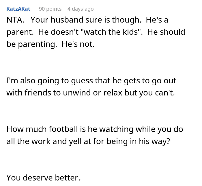 Husband Upset After Wife Refuses To Help Change The Child While Cooking Dinner