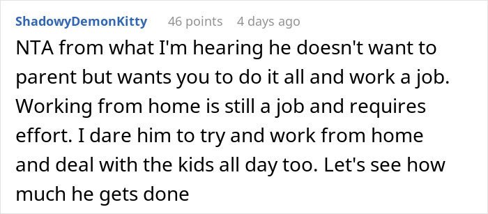 Husband Upset After Wife Refuses To Help Change The Child While Cooking Dinner