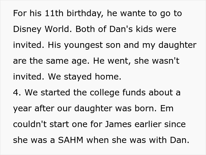 Man Accepts That Stepson Doesn’t Like Him, Refuses To Contribute To His College Fund