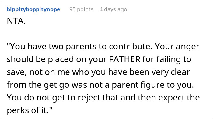 Man Accepts That Stepson Doesn’t Like Him, Refuses To Contribute To His College Fund