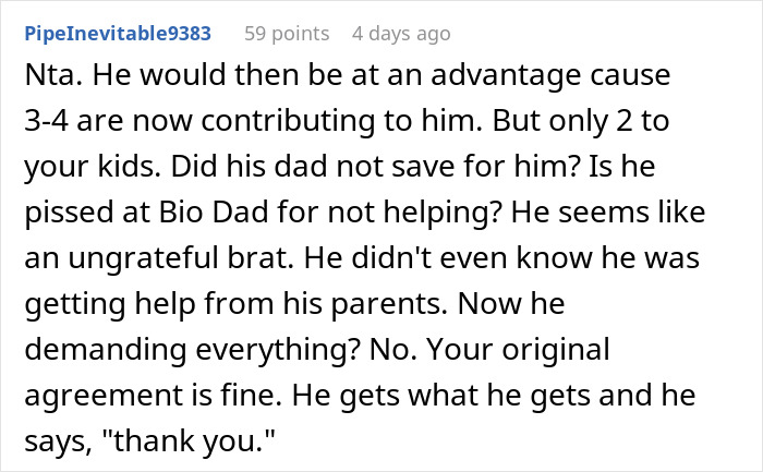 Man Accepts That Stepson Doesn’t Like Him, Refuses To Contribute To His College Fund