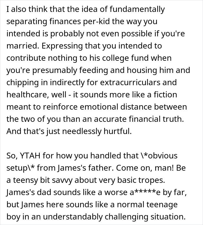 Man Accepts That Stepson Doesn’t Like Him, Refuses To Contribute To His College Fund