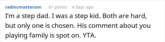Man Accepts That Stepson Doesn’t Like Him, Refuses To Contribute To His College Fund