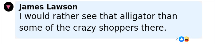 Guy Shops With Emotional Support Alligator For Years Until One Customer Complaint Gets It Banned