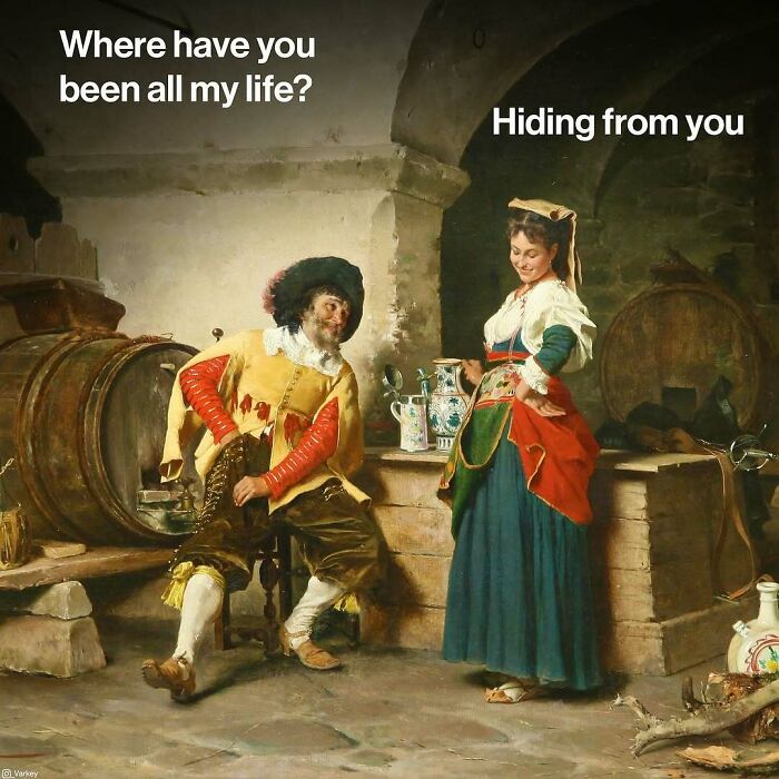 70 Classical Art Memes That Masterfully Mix Contemporary Life With Classical Art (New Pics)