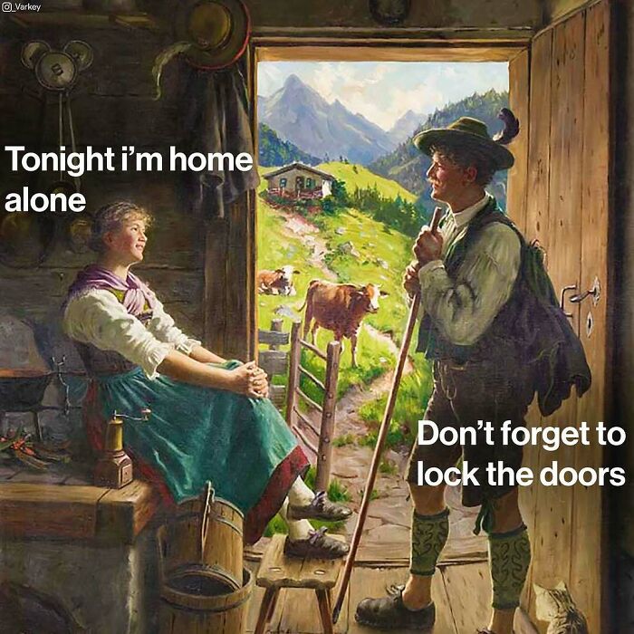 70 Classical Art Memes That Masterfully Mix Contemporary Life With Classical Art (New Pics)