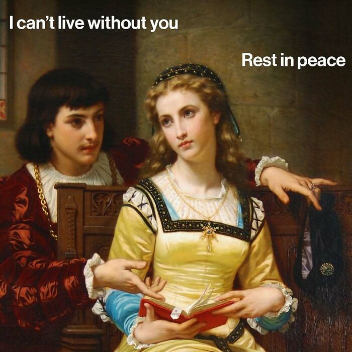 70 Classical Art Memes That Masterfully Mix Contemporary Life With Classical Art (New Pics)
