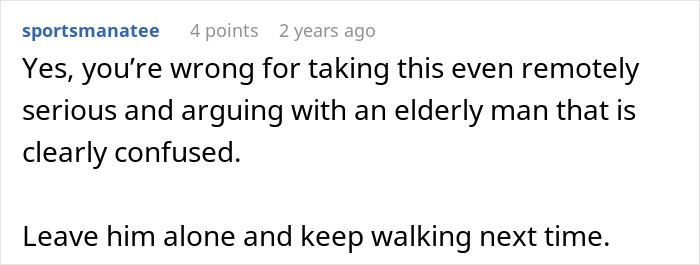 Couple Confronted On Walk As Elderly Neighbor Claims Guy Is Having An Affair With His Wife
