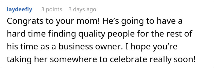 “My Mom’s Old Boss Is Having An Absolute Meltdown Because She Quit, And The Reason Is Just Golden”