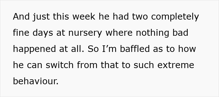 4YO Out Of Control After Joining Nursery, Desperate Mom Asks For Advice On Uncontrollable Son